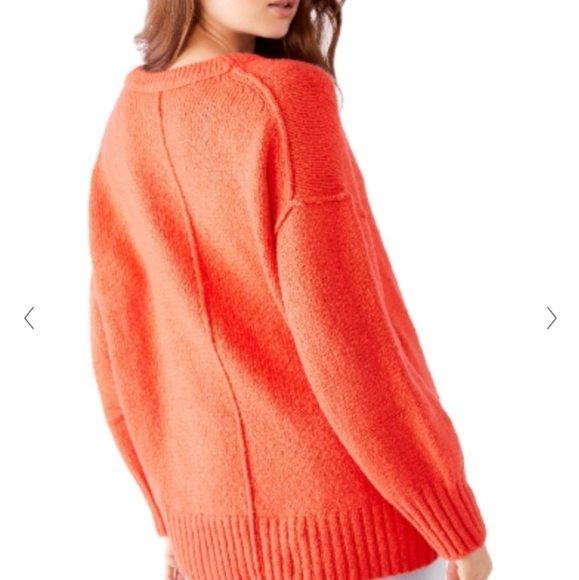 Free People Brookside Tunic Sweater Pullover Baggy Slouchy Oversized Size S - Picture 2 of 16